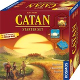 KOSMOS CATAN - Starter-Set, Brettspiel Inkl. Erweiterung CATAN Seefahrer und zwei Länderszenarien