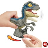 Mattel Jurassic World Mega Roar Velociraptor Blue, Spielfigur 
