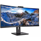 Philips 346P1CRH/00, LED-Monitor 86 cm (34 Zoll), schwarz, WQHD, VA, USB-C, HDMI, HDR, 100Hz Panel