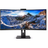 Philips 346P1CRH/00, LED-Monitor 86 cm (34 Zoll), schwarz, WQHD, VA, USB-C, HDMI, HDR, 100Hz Panel