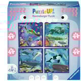 Ravensburger Puzzle UP! - Meerestiere 64, 72, 81 und 90 Teile