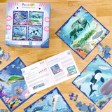 Ravensburger Puzzle UP! - Meerestiere 64, 72, 81 und 90 Teile