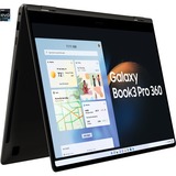 SAMSUNG Galaxy Book3 Pro 360 (NP960QFG-KA3DE), Notebook graphit, Windows 11 Home 64-Bit, 120 Hz Display, 512 GB SSD