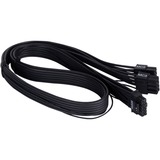 SilverStone 12VHPWR PCIe Adapter Kabel SST-PP14-EPS schwarz, 0,55 Meter