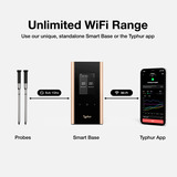 Typhur Sync Gold Dual, Thermometer schwarz, inkl. 2 Sonden