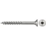 fischer Spanplattenschraube PowerFast II 5,0x45 Senkkopf TX 200 Stück, mit Teilgewinde, Edelstahl A2