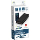 Ansmann Powerbank 20.000mAh PB320PD schwarz, USB-C Power Delivery (PD 3.0)