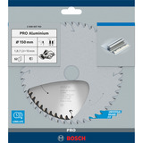 Bosch PRO Aluminium cordless Kreissägeblatt, Ø 150mm, 52Z Bohrung 10mm, für Akku-Handkreissägen