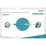 Digitus Professional Cat.6a U/UTP Verlegekabel simplex, Eca blau, 305 Meter Trommel