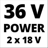 EINHELL Akku-Rasenmäher GE-CM 36/34-1 Li-Solo, 36Volt (2x18V) rot/schwarz, ohne Akku und Ladegerät