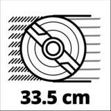 Einhell Akku-Rasenmäher GE-CM 36/34-1 Li-Solo, 36Volt (2x18V) rot/schwarz, ohne Akku und Ladegerät