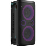 Hisense Party Rocker One Plus, Lautsprecher schwarz, IPX4-Wasserdichtigkeit, Karaoke Mode, UKW -Radio