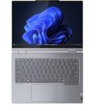 Lenovo ThinkBook 14 2-in-1 G5 (21SQ000GGE), Notebook grau, Intel® Core™ Ultra 5 225U, Intel® Graphics, 32 GB DDR4, 512 GB (512 GB SSD), Windows 11 Pro