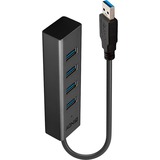 Lindy 4 Port USB 3.0 Hub, USB-Hub 
