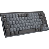 Logitech MX Mechanical Mini für Mac, Tastatur dunkelgrau/hellgrau, DE-Layout, taktile Schalter, Bluetooth, kompatibel mit macOS, iPadOS und iOS