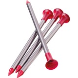 MSR Carbon Core Stake Kit, Hering silber, 4 Stück