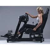 Next Level Racing ERS5 Elite Liegesitz, Rennschalensitz schwarz/weiß, Fabric & Mesh Edition