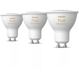 Philips HUE White Ambiance GU10 Dreierpack 400 lm, LED-Lampe 