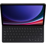SAMSUNG Book Cover Keyboard Slim, Tablethülle schwarz, Samsung Galaxy Tab S9