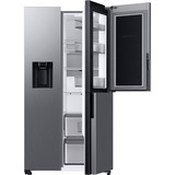 SAMSUNG RH68B8541S9/EG, Side-by-Side edelstahl/silber, Food Showcase Tür, Smart Conversion, Wassertank