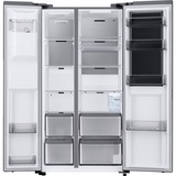 SAMSUNG RH68B8541S9/EG, Side-by-Side edelstahl/silber, Food Showcase Tür, Smart Conversion, Wassertank