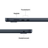 Apple MacBook Air (15") 2025 CTO, Notebook schwarz, 32 GB, 2 TB (2 TB SSD), M4, Deutsch