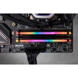 Corsair DIMM 16 GB DDR4-4000 (2x 8 GB) Dual-Kit, Arbeitsspeicher schwarz, CMW16GX4M2Z4000C18, Vengeance RGB PRO, INTEL XMP