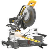 DEWALT XR FLEXVOLT Akku-Paneelsäge DCS781X2, 54Volt, Kapp- und Gehrungssäge gelb/schwarz, Li-Ionen Akku 54Volt 3Ah oder 18Volt 9Ah, 162 Wh
