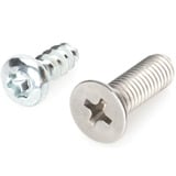 Digitus Einbausatz für Profil-Halbzylinder in Schwenkgriff, Einbaurahmen schwarz, für 19" Netzwerk- und Serverschränke der Unique Serie