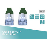 Digitus Patchkabel CAT 5e SF/UTP 0,5m grün, 0,5 Meter