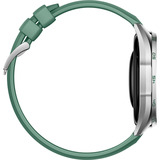 Huawei Watch GT 6 46mm (Atum-B19W), Smartwatch silber, grünes Nylonarmband