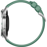 Huawei Watch GT 6 46mm (Atum-B19W), Smartwatch silber, grünes Nylonarmband