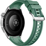 Huawei Watch GT 6 46mm (Atum-B19W), Smartwatch silber, grünes Nylonarmband