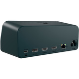 ICY BOX IB-DK2300-CH, Dockingstation anthrazit, mit LCD-Display