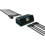 ICY BOX IB-DK2300-CH, Dockingstation anthrazit, mit LCD-Display