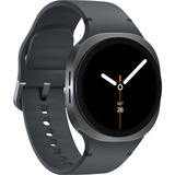 SAMSUNG Galaxy Watch8, Smartwatch dunkelgrau, 40 mm, Sport Band S/M