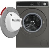 SHARP ES-MNFL814CAA-DE, Waschmaschine grau/schwarz, Advanced Inverter Motor