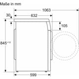 Siemens WU14UT22 iQ500, Waschmaschine weiß