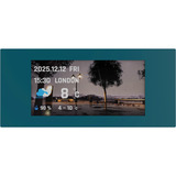 Thermaltake 6-Zoll-LCD Panel Kit für View 600 TG Transformative Teal, Display blaugrün