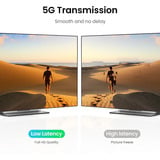 UGREEN CM506 Wireless HDMI Extender, HDMI Verlängerung silber, 50m Reichweite