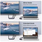 UGREEN CM506 Wireless HDMI Extender, HDMI Verlängerung silber, 50m Reichweite