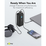 goobay Laptop-Powerbank 20.000 mAh mit Power Delivery schwarz
