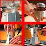 Bialetti Moka Express, Espressomaschine silber, 9 Tassen