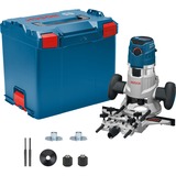 Bosch Multifunktionsfräse GMF 1600 CE, Oberfräse blau, 1.600 Watt, L-BOXX