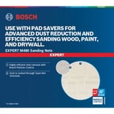Bosch Professional Expert M480 Netzstruktur-Schleifblatt Ø 150mm, K400 50 Stück, für Exzenterschleifer