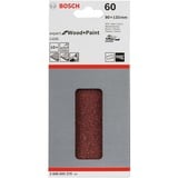Bosch Professional Schleifblatt C430 Expert for Wood and Paint, 80x133mm, K60 10 Stück, für Schwingschleifer