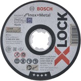 Bosch X-LOCK Trennscheibe Expert for Inox and Metal Rapido, Ø 115mm Bohrung 22,23mm, AS 60 T INOX BF, gerade