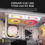 Corsair iCUE LINK TITAN 240 RX RGB Generalüberholt, Wasserkühlung weiß