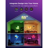 Govee Smart Mini Panel Lights, LED-Leuchte 10er-Pack