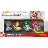 Hot Wheels Mario Kart Die-Cast 4er-Pack, Spielfahrzeug 